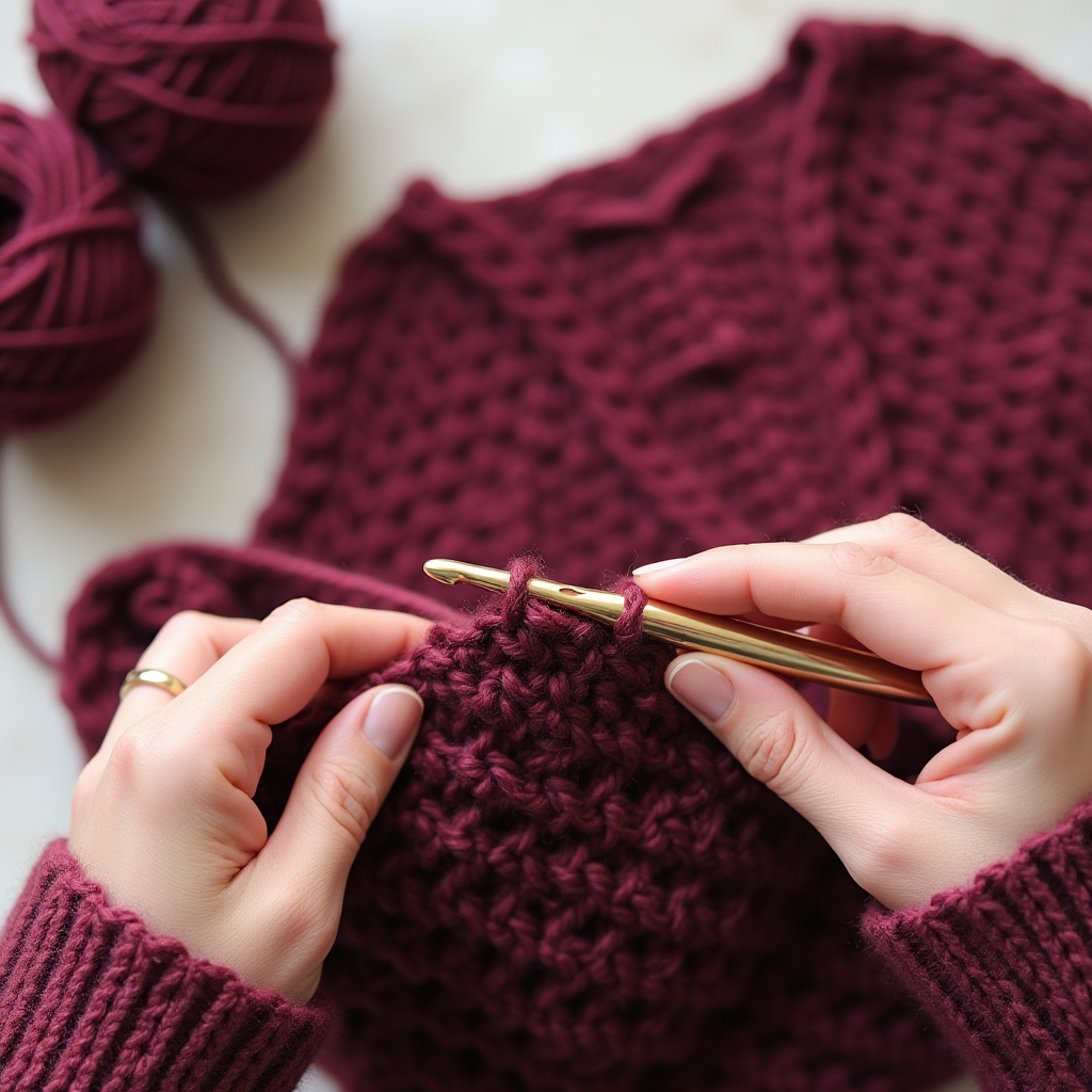 crochet cardigan